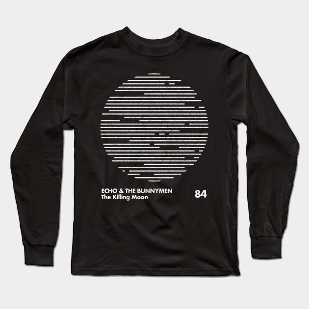 Echo & The Bunnymen / Minimal Graphic Design Tribute Long Sleeve T-Shirt by saudade